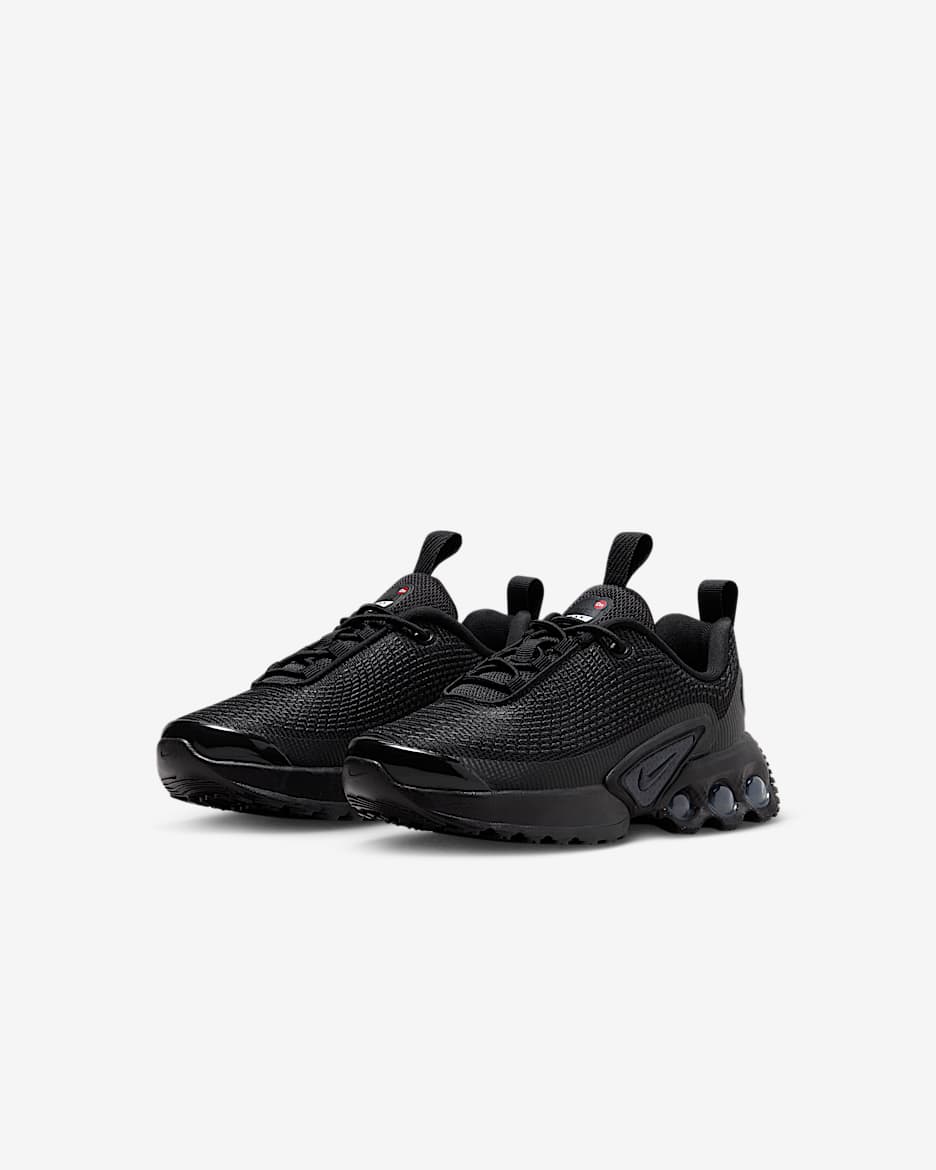 Black nike air max for kids sales